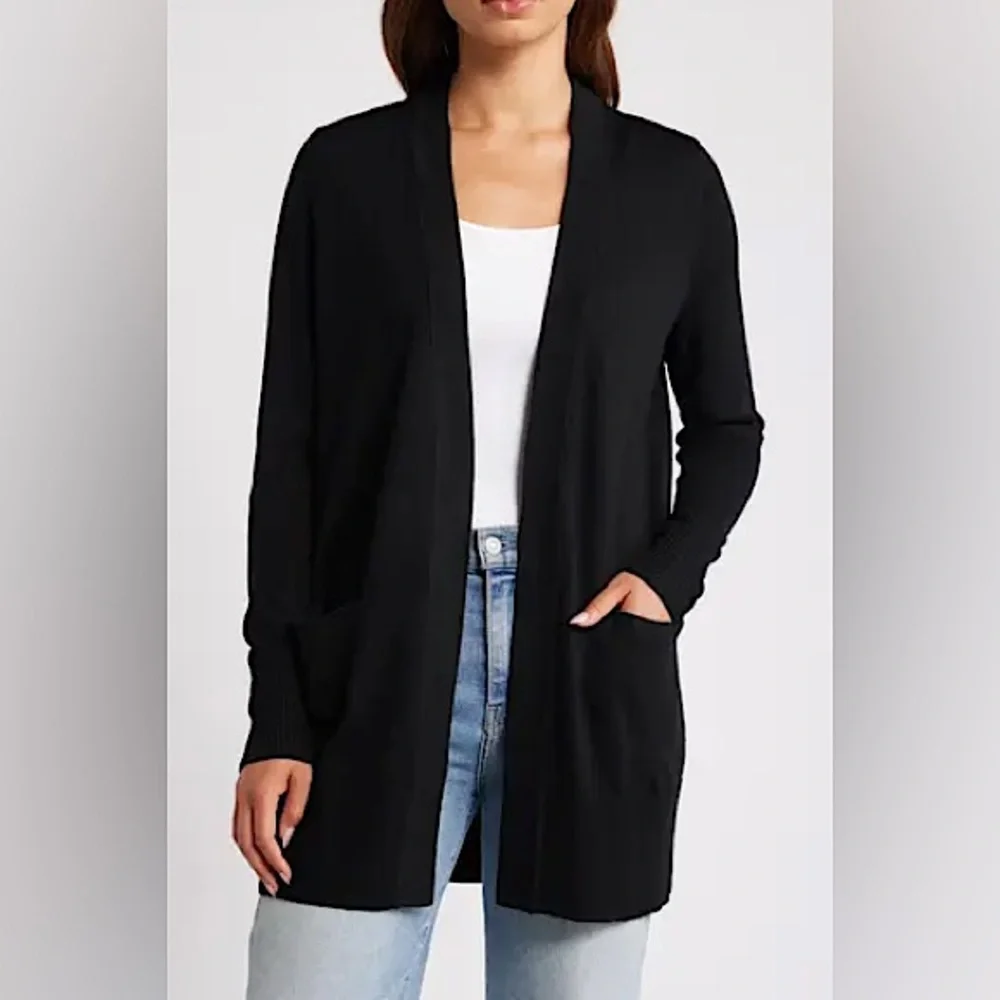 Express Open Front Cardigan - Picture 1 of 6